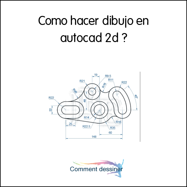 Como hacer dibujo en autocad 2d